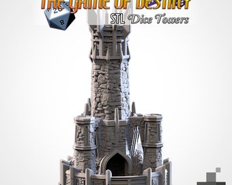 The Tower of power,  a dice tower from Txarli factory, The game of destiny