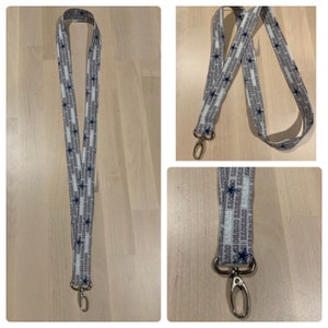 Dallas Cowboys Lanyard with Swivel Lobster Clasp