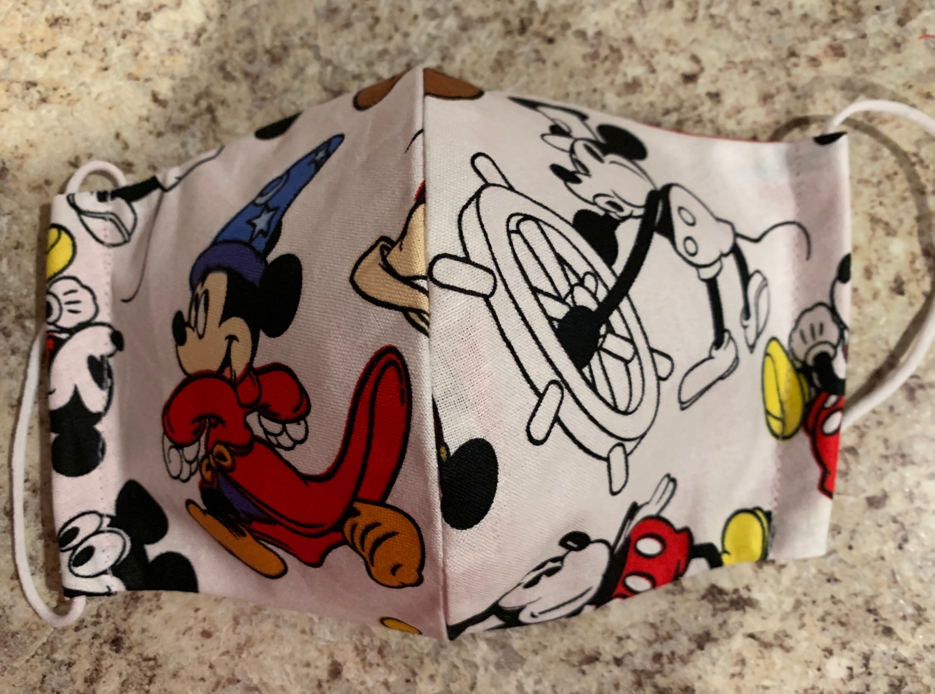 Mickey Mouse Washable Face Mask Adult or Child Made to Order Etsy