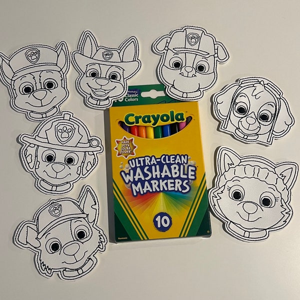 Paw Patrol Reusable Coloring Set