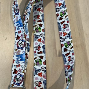 Disney Parks Rides Lanyard with Swivel Lobster Clasp