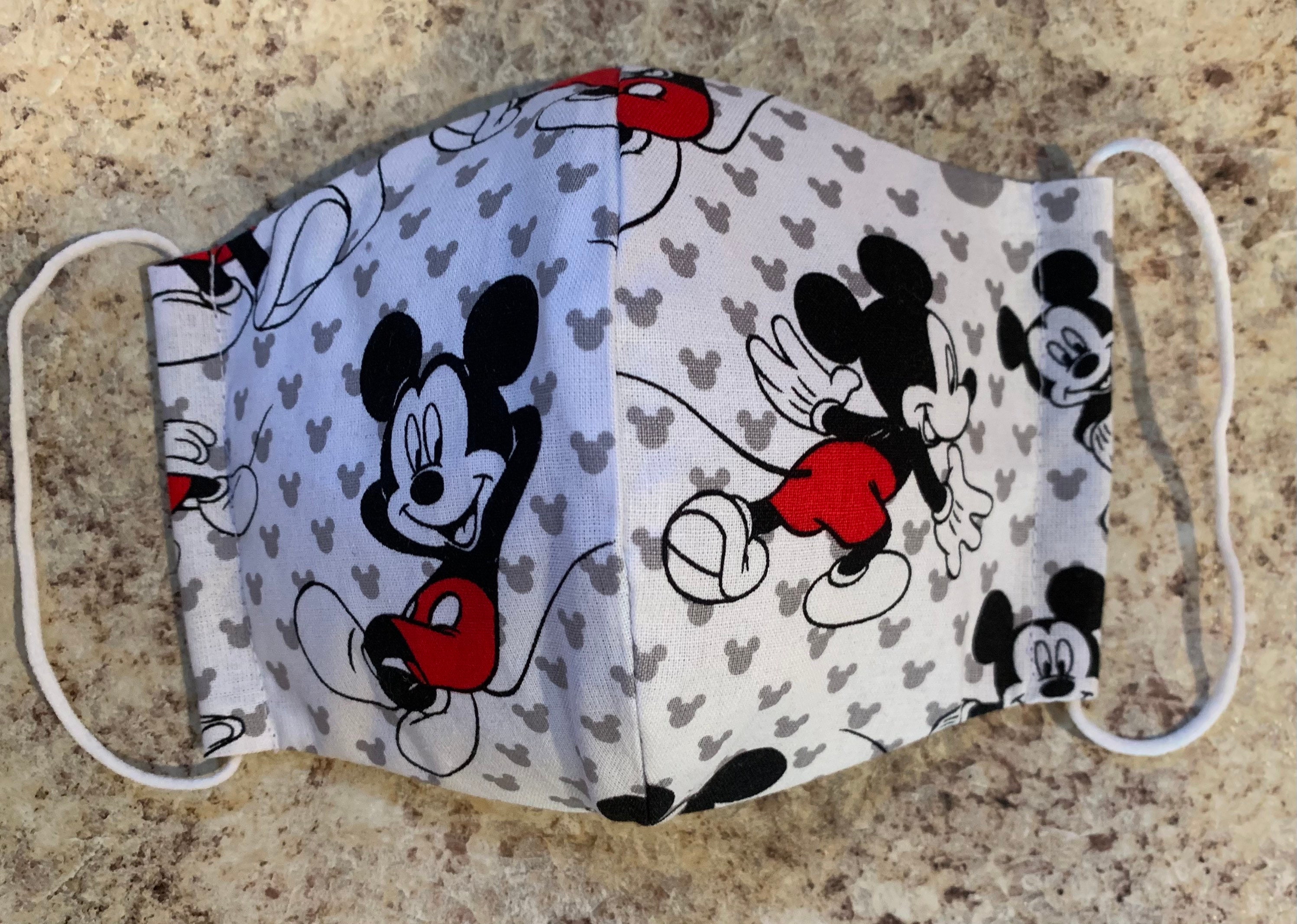Mickey Mouse Washable Face Mask Adult or Child Made to Order Etsy