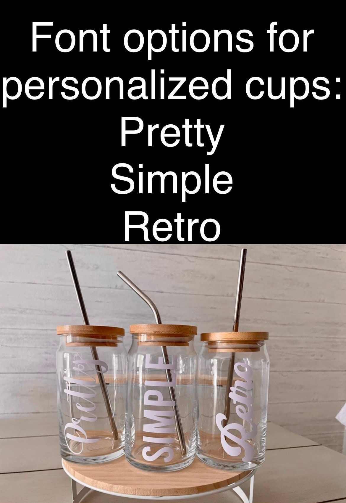 Iced Coffee - Can Shaped Glass Cups Collection - Pretty Little Mockup