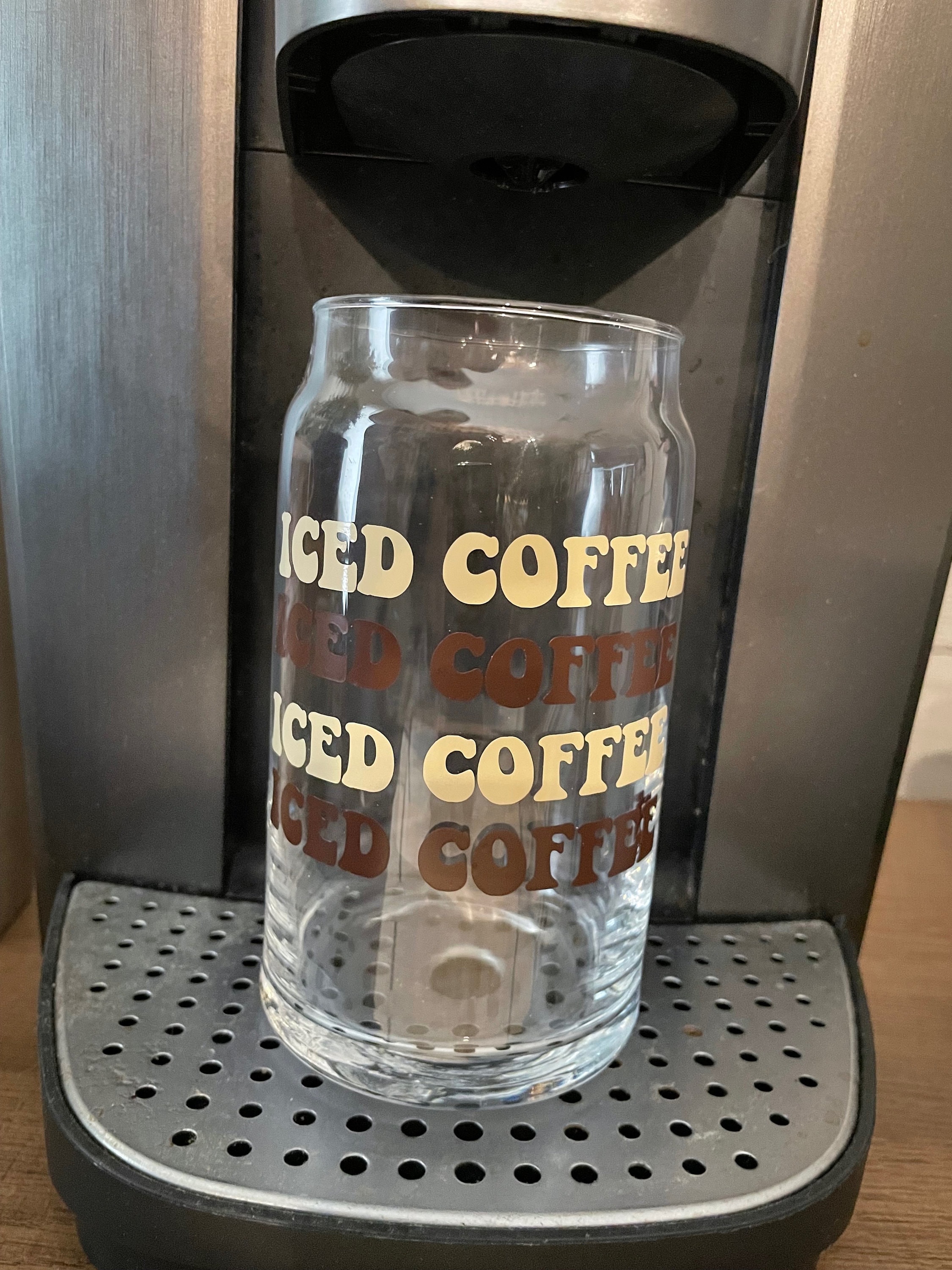 In My Iced Coffee Era 16oz Glass Cup