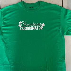 shenanigans coordinator tshirt