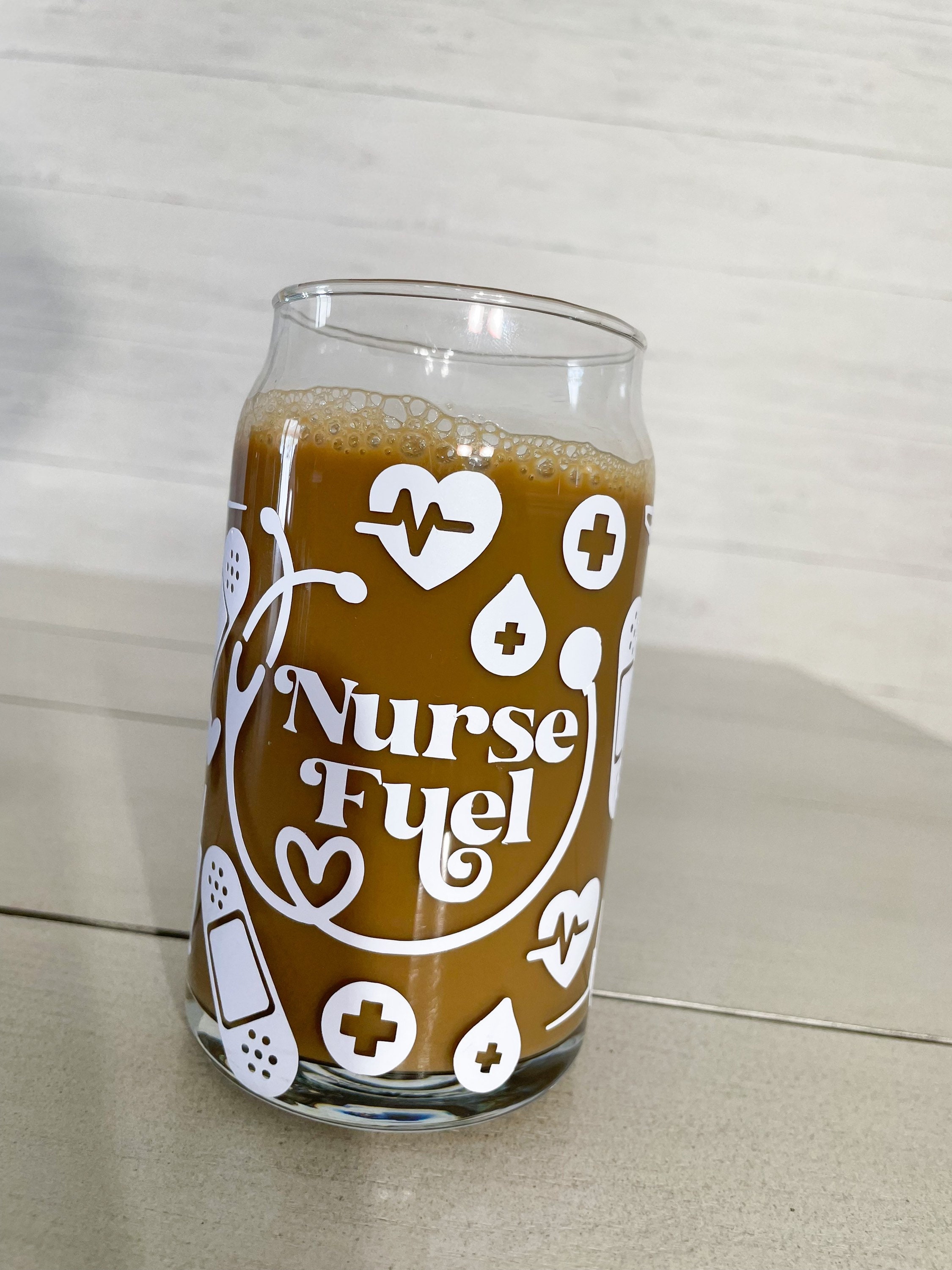 Love Yourself - Personalized Custom Glass Cup, Iced Coffee Cup - Birth -  Pawfect House ™