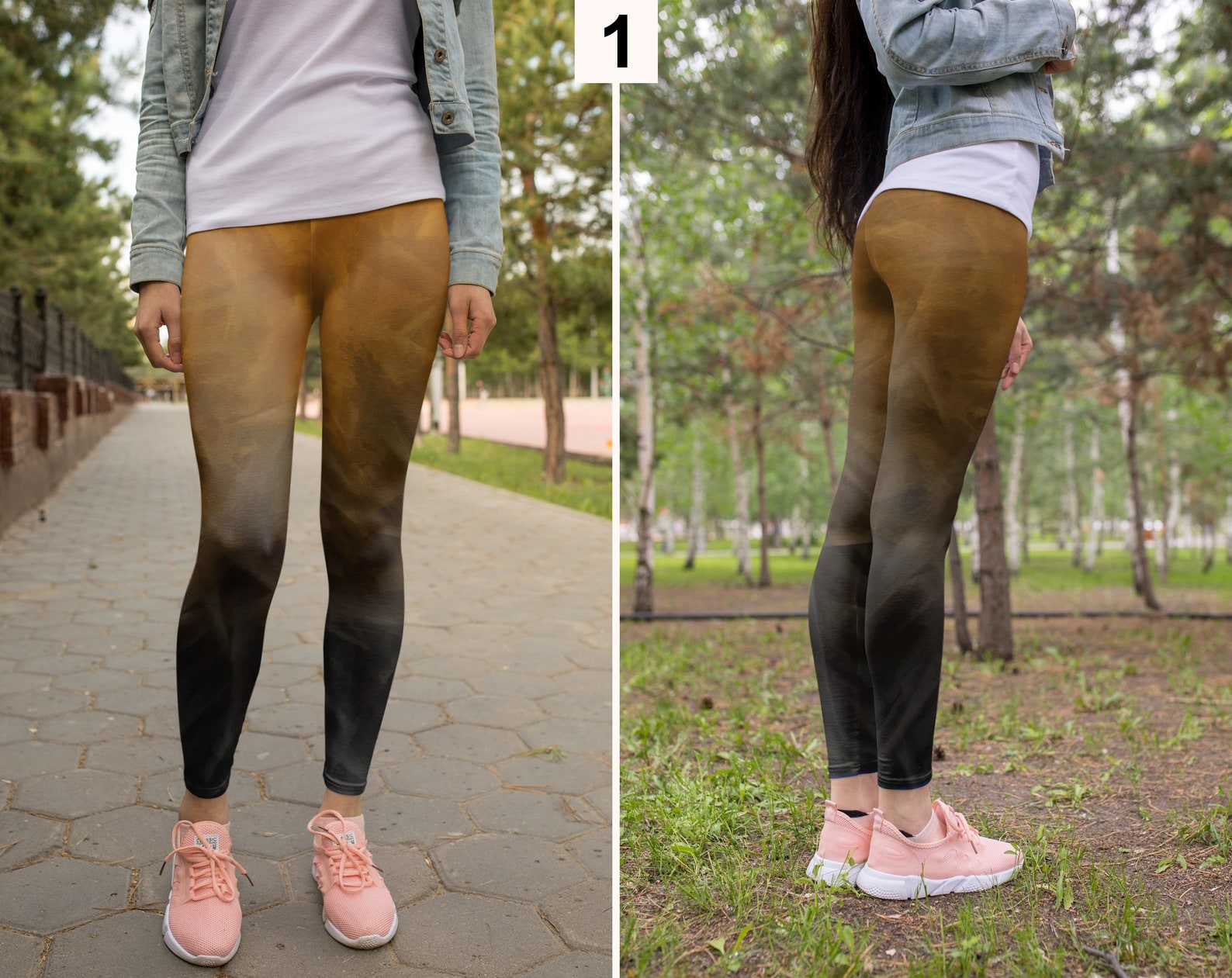 Cinnamon Leggings Brown Leggings for Women Etsy