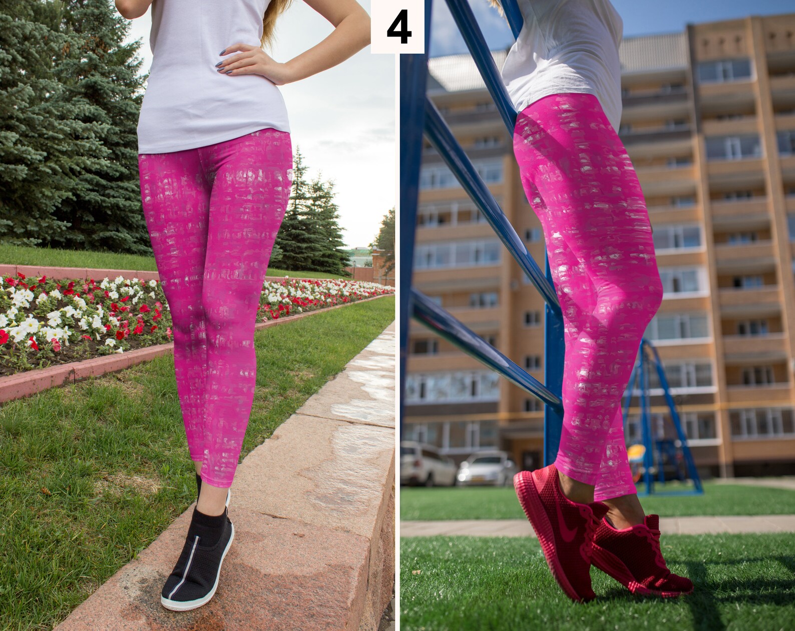 hot pink leggings outfit