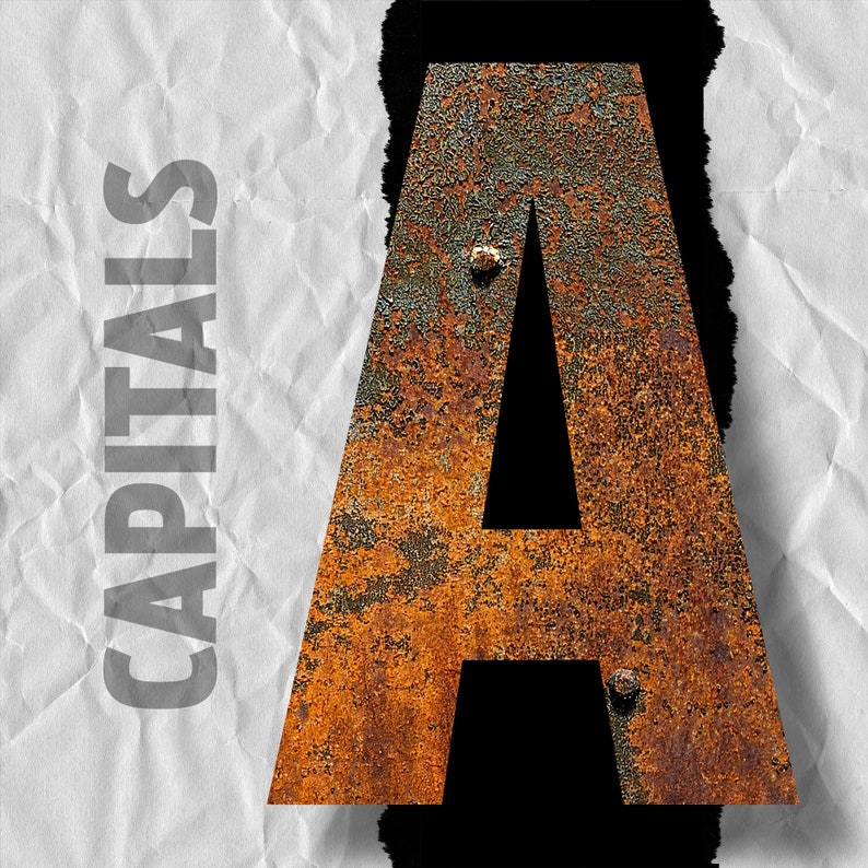 RUST Alphabet #109: Printable Transparent Png Files - Clip Art - Cut ...