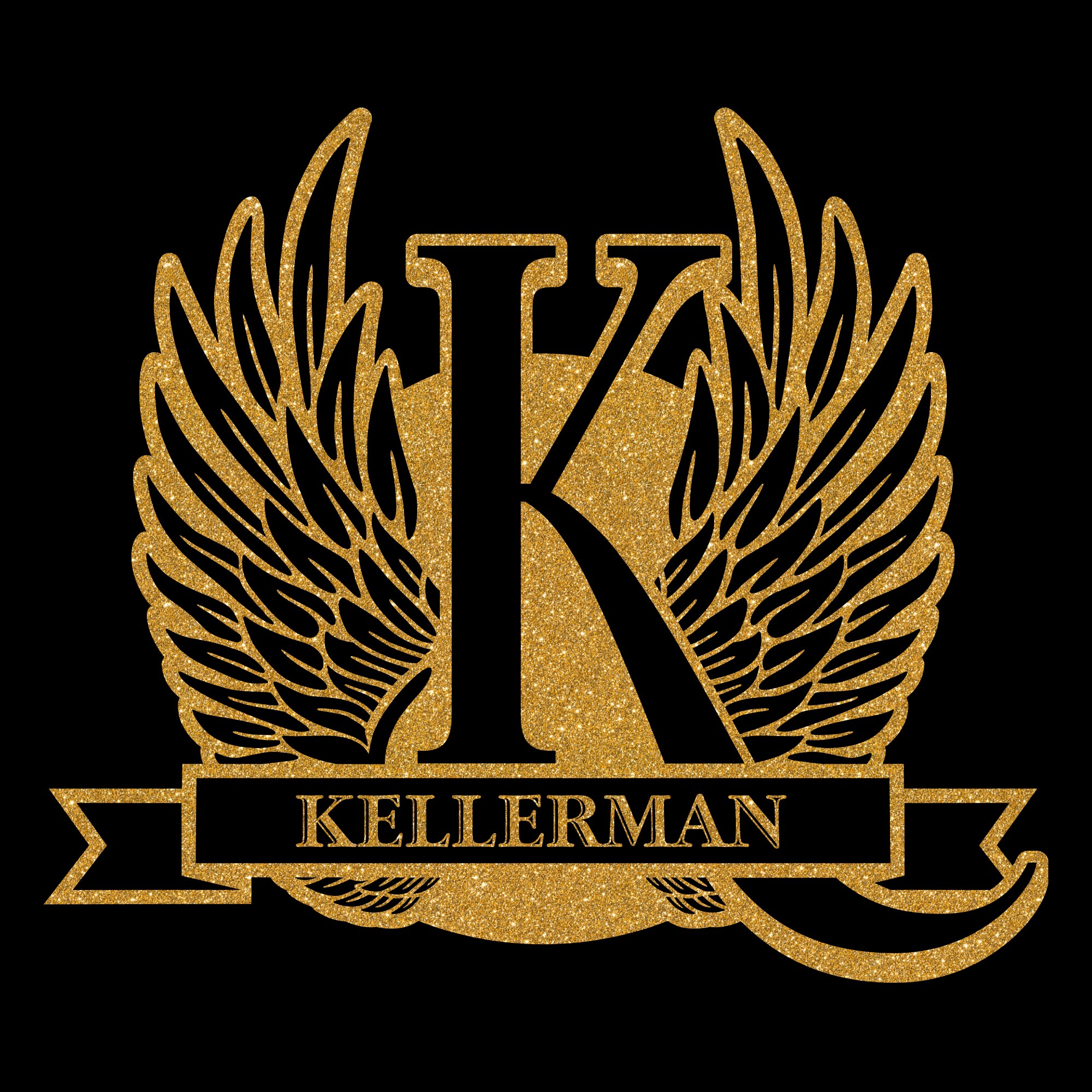 WINGS FAMILY MONOGRAMS Set 5 svg Png Eps Dxf Laser Etsy