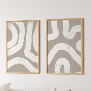 Abstract Clay, Set-of-2, Instant Digital Download, Printable Art, Abstract Wall Art, Modern Art, Minimalist Wall Art, Earth Tone Home Decor
