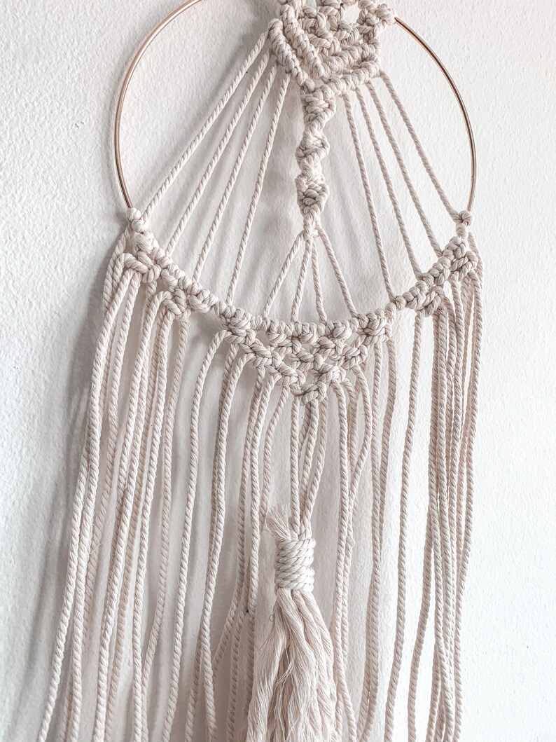 Macrame Hoop Wall Hanging Etsy