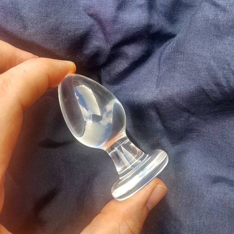 Small Glass Butt Plug Simple Pleasures Sex Toy Range No1 Etsy