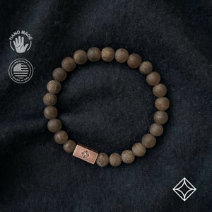 Embrace Clarity and Conquer Stress: Empowering Men's Bracelet with Bronzite. Find Inner Peace and Inspire Your Journey to Greatness!