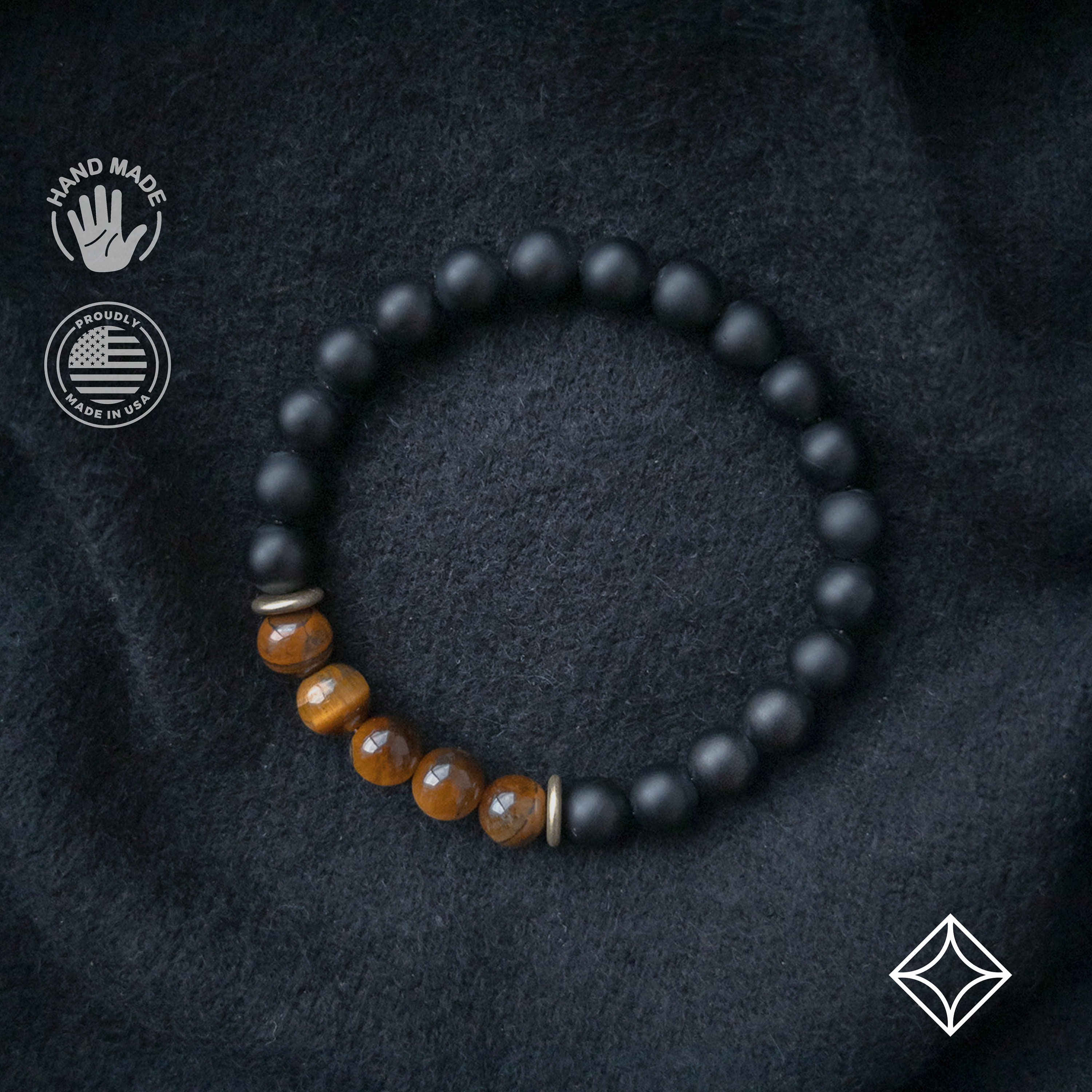 Mens Jewelry • Mens Bracelet Bead • Tigers Eye Bracelet • Bracelet for Men • Mens Fashion • Mens Style • Gift for Men • Mens Gift Ideas