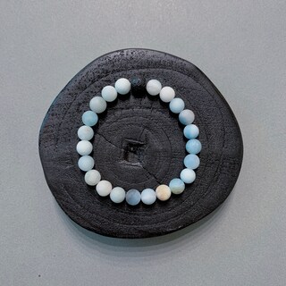Attraction Zen Bracciale In Amazzonite Per Gestione Emozioni - Pietre Naturali 8mm, Fatto A Mano