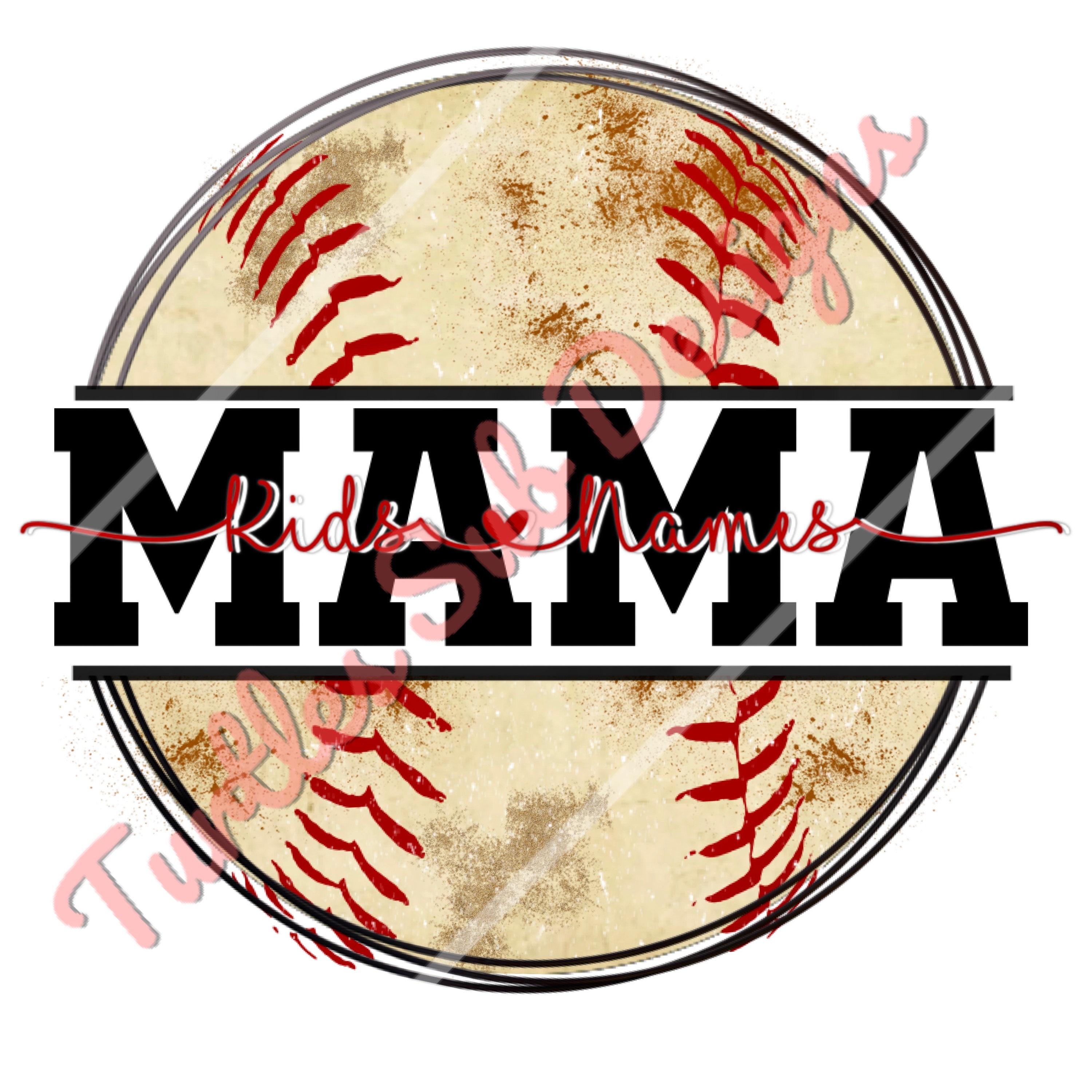 Baseball mama custom kids names sublimation Baseball mama custom kids names sublimation