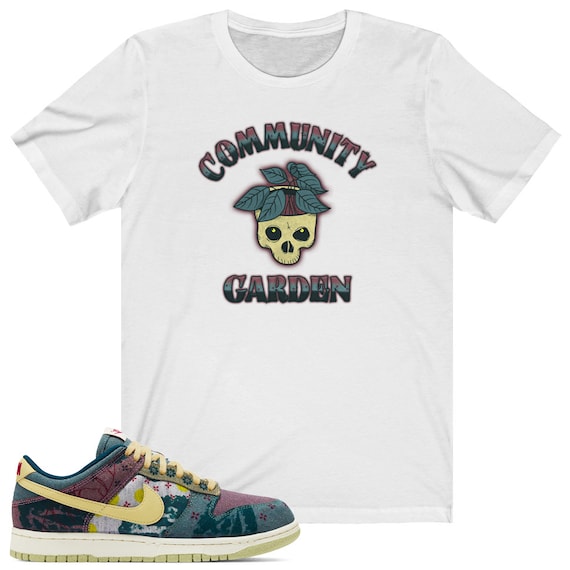 COMMUNITY GARDEN Shirt to Match Nike SB Dunk Low Lemon Wash | Etsy