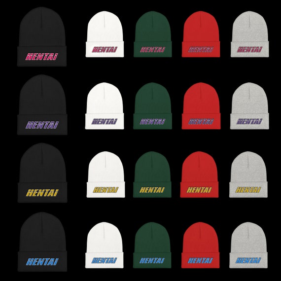 HENTAI Logo Beanie Hentai Embroidered 