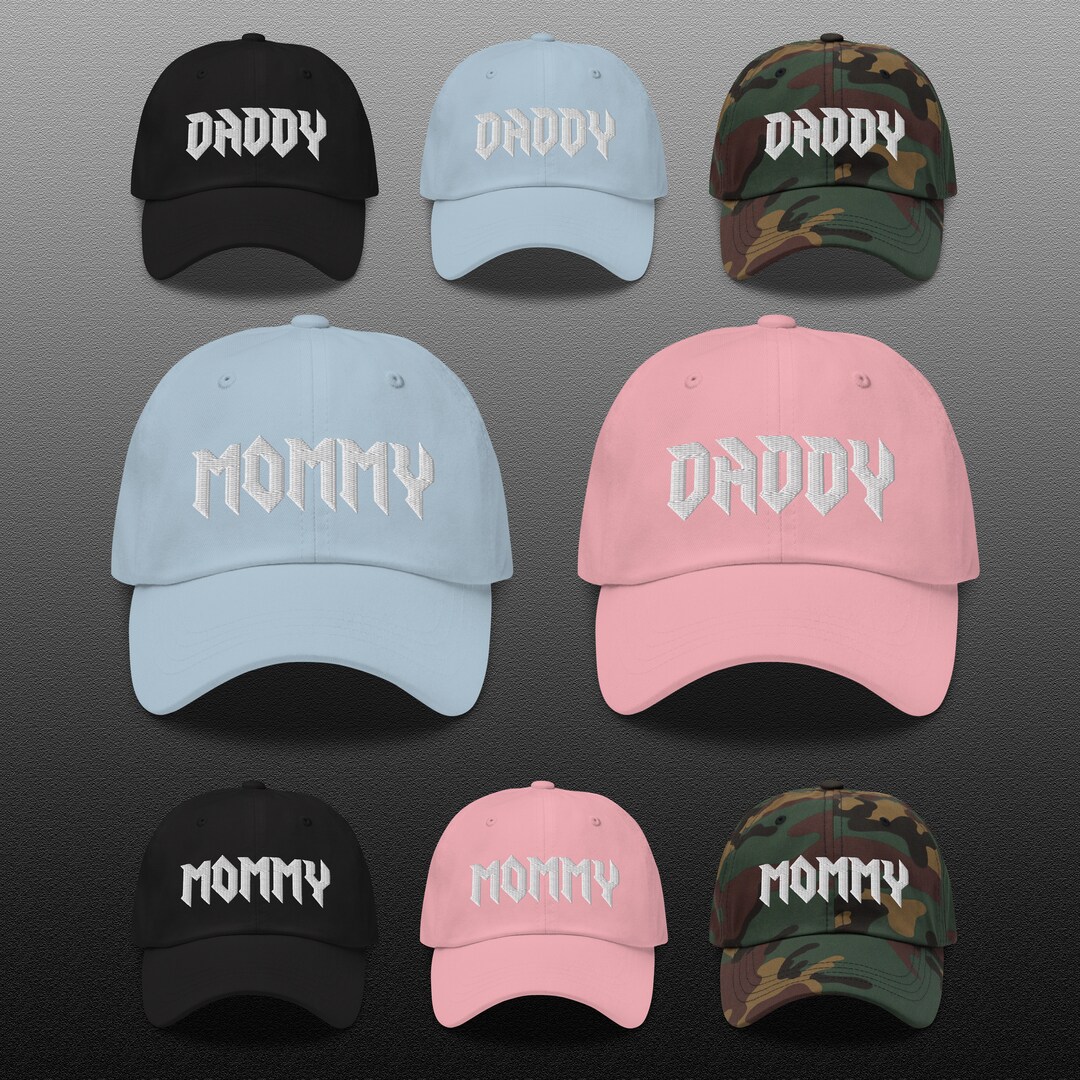 MOMMY DADDY Dad Hats, Mother's Day Hat, Parents Hat, Mothers Day Gift
