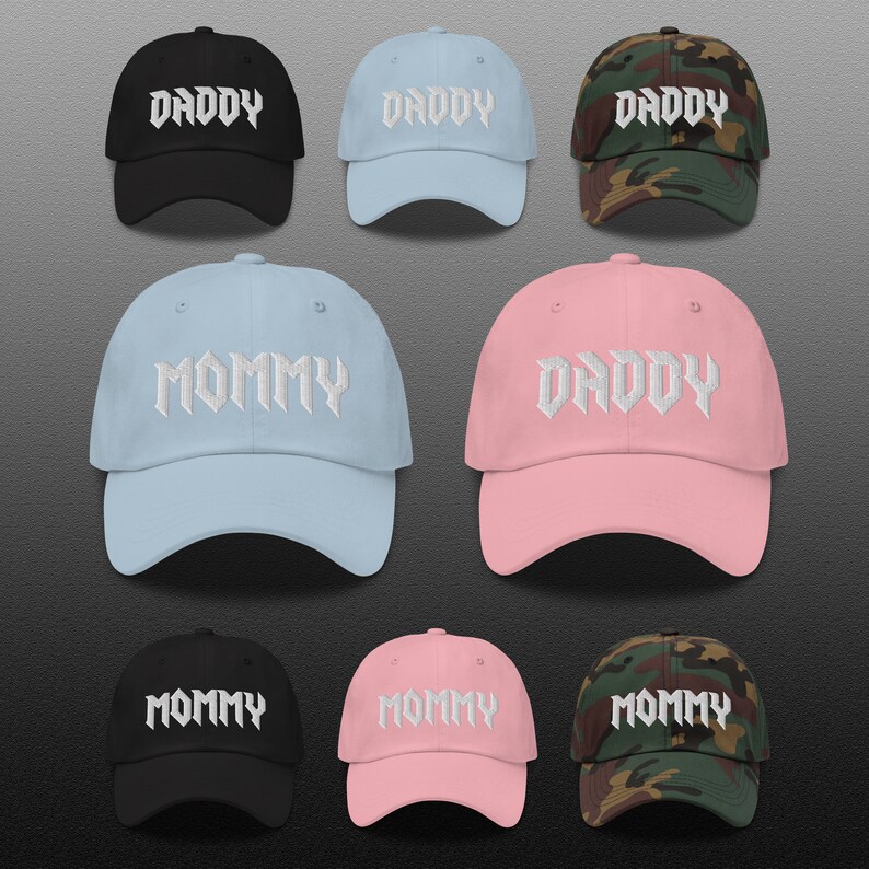MOMMY DADDY Dad Hats, Mother's Day Hat, Parents Hat, Mothers Day Gift