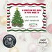 Editable Christmas Donation & Contribution Card, Christmas Charity ...