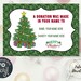 Editable Christmas Donation & Contribution Card, Christmas Charity ...