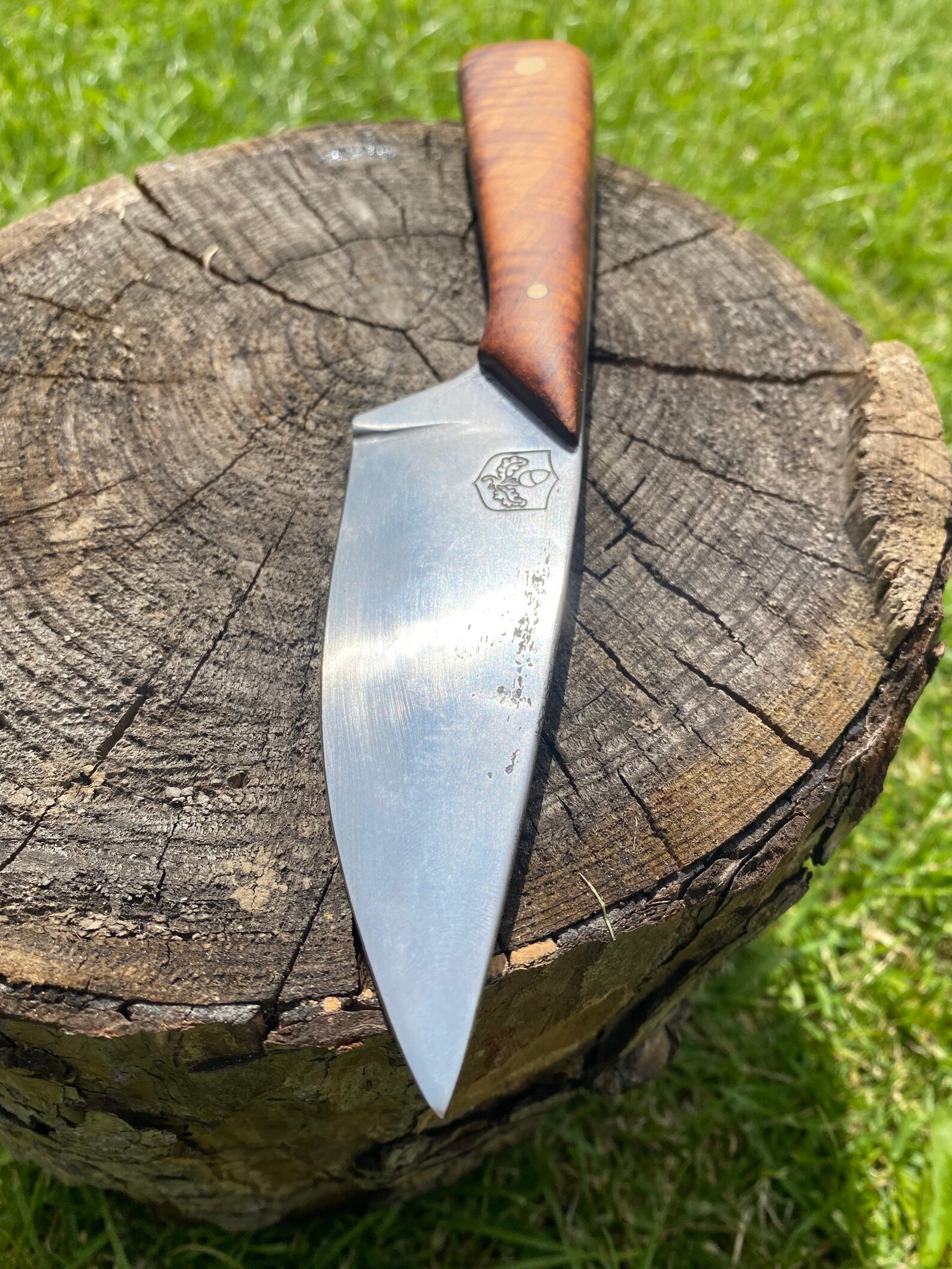 Hand utility knife with Hawaiian koa handle Etsy