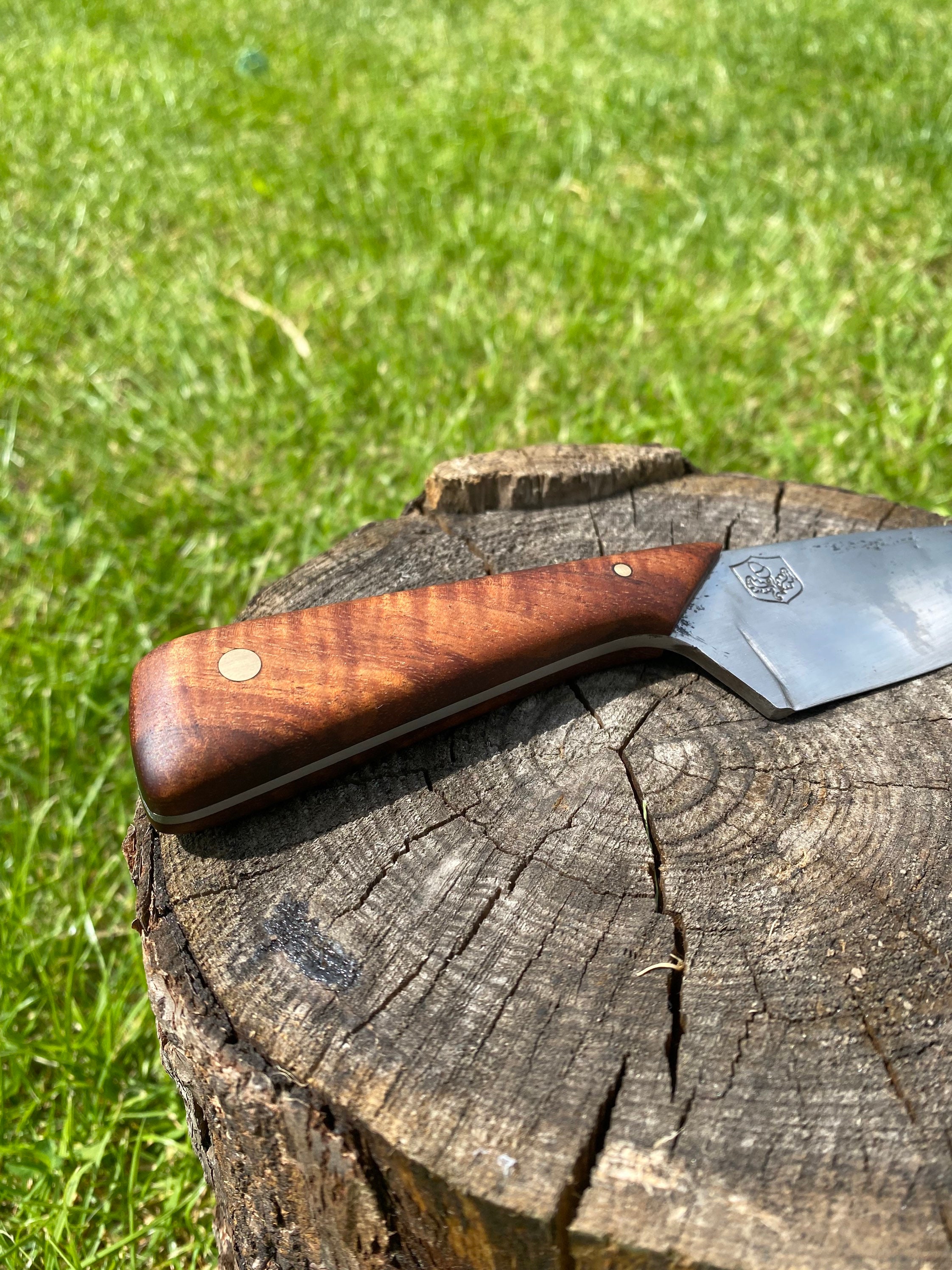 Hand utility knife with Hawaiian koa handle Etsy