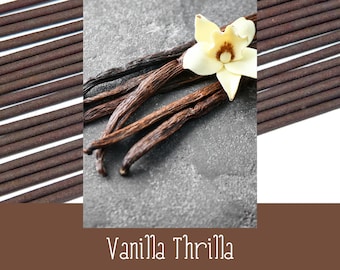 Vanilla Incense Sticks -Handmade -Bulk-Wholesale-100 sticks-Free Shipping-Warm-Sweet-Calming