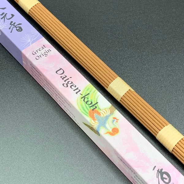 Great Origin-Daily Incense-Natural Fragrance- Premium Incense-No synthetic oils-Stick burns approx.45 Mins- meditation incense-Japan