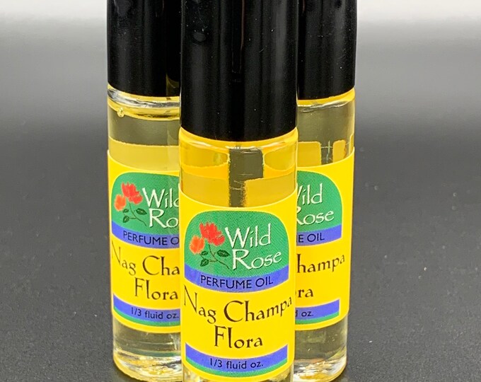 Nag Champa Flora Roll on Perfume Perfume Oil Fragrance Roll On Perfume