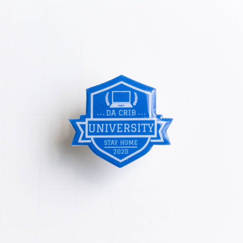 Da Crib University Pin 2020 meme pin graduation gift funny Etsy