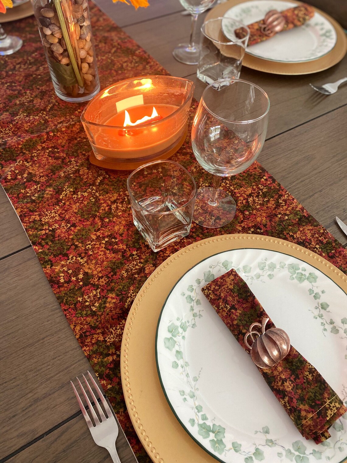 Set Table Runner with 6 Napkins Table Décor Home Décor Etsy