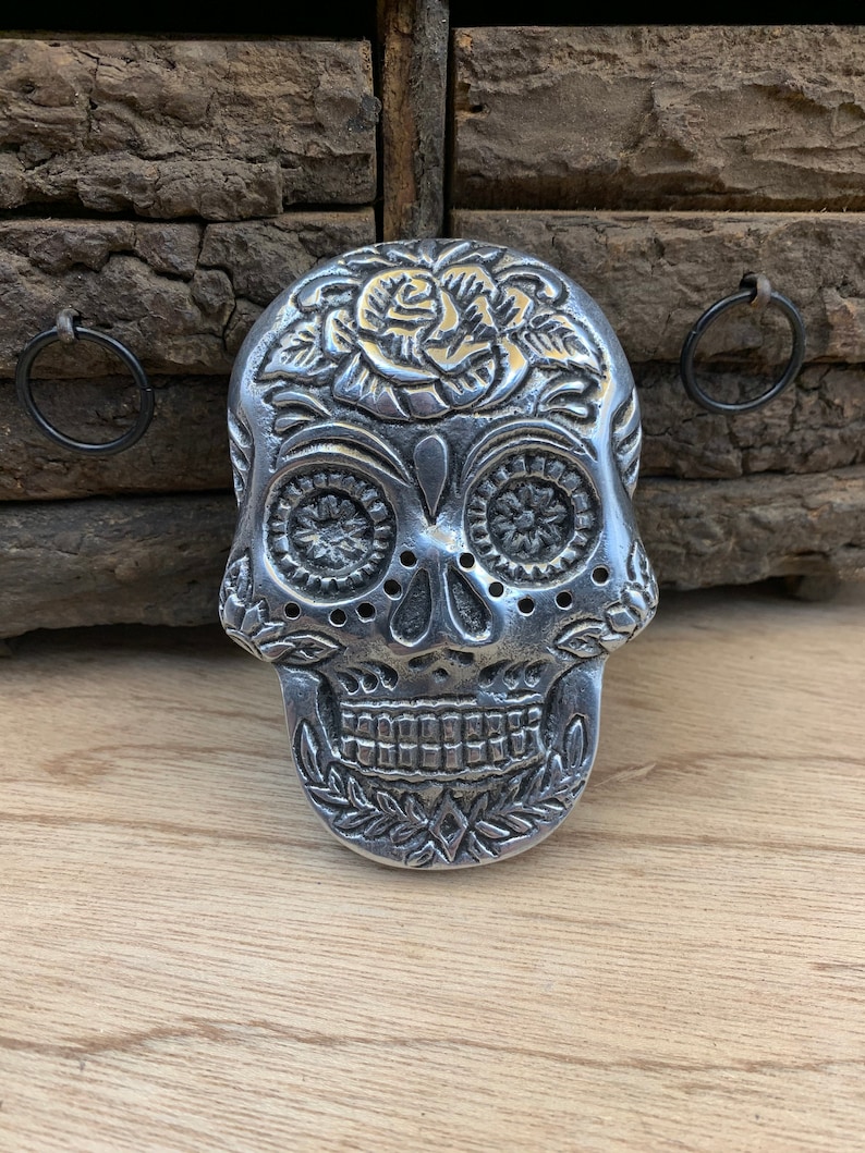 Sugar Skull Incense Burner Cone Incense Burner Metal Incense Etsy