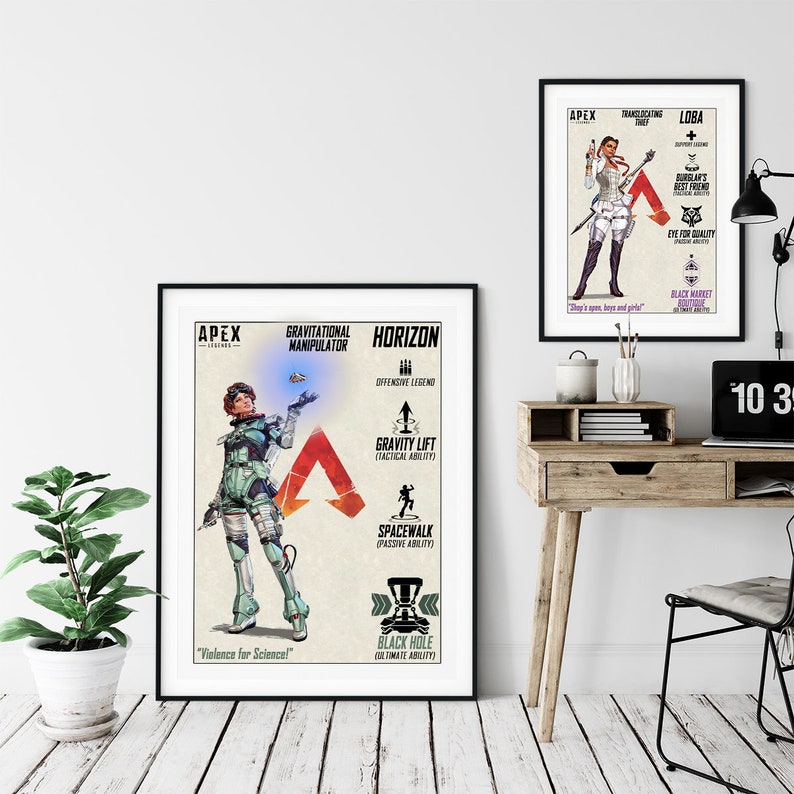Horizon kids APEX legends Horizon poster APEX legends Horizon apex legends gaming poster poster print gift APEX legends poster