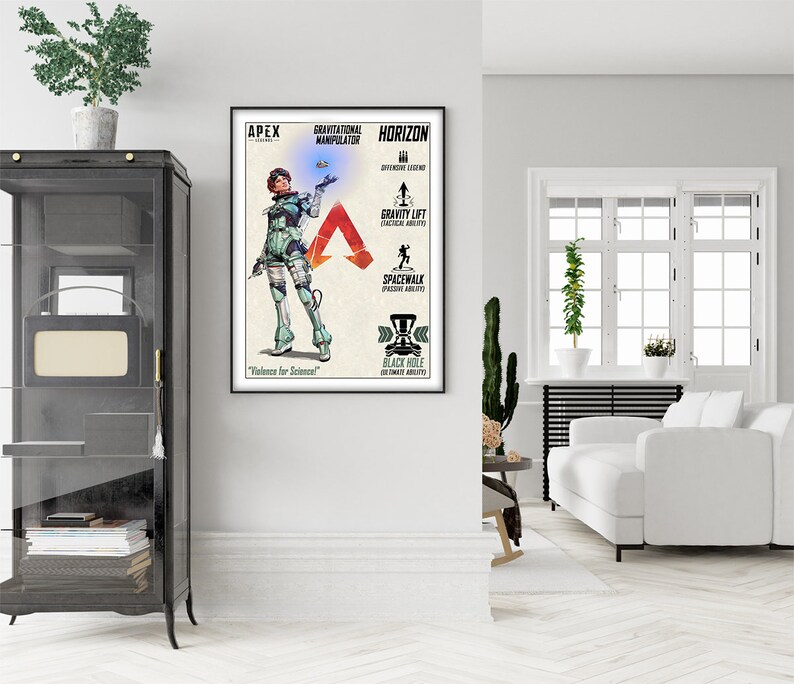 Horizon kids APEX legends Horizon poster APEX legends Horizon apex legends gaming poster poster print gift APEX legends poster