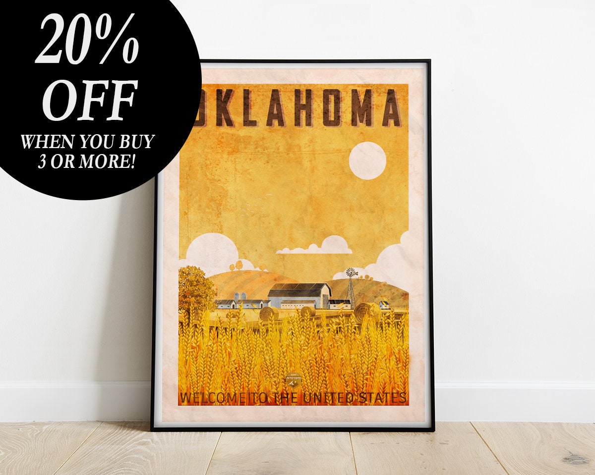 oklahoma tourism posters