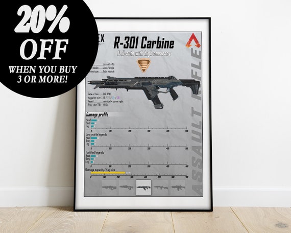 R 301 Apex Legends Poster Apex Legends Print Apex Legends Etsy R 301 Apex Legends Poster Apex Legends Print Apex Legends Etsy