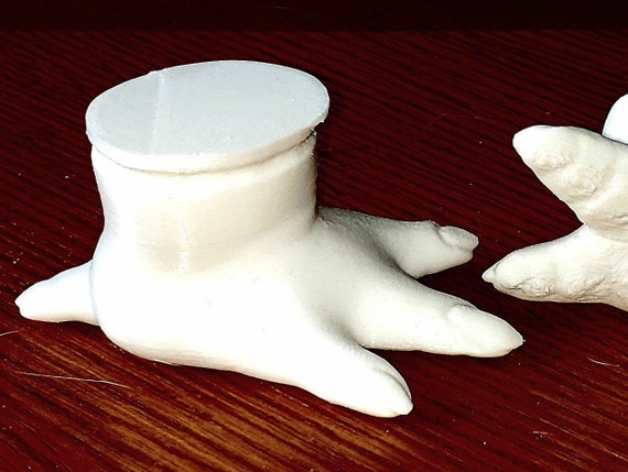 3d Printed Pair Of Feet For Baby Yoda Toy With 4 Etsy etsy