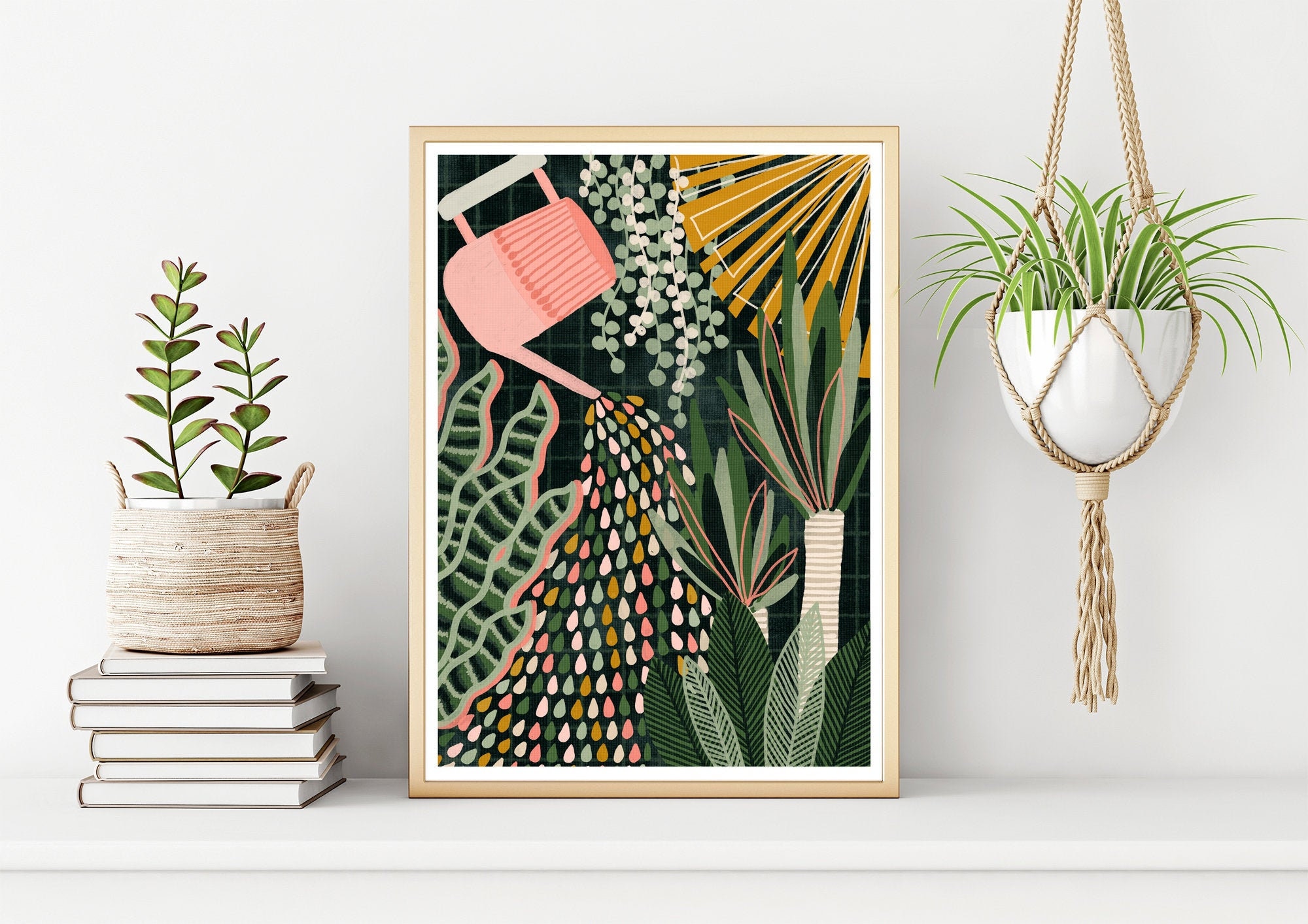 Arrosoir de Plantes d'intérieur Illustration Imprimer