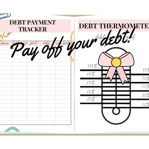 Financial Planner Printable Pages, Finance Planner, Printable Financial Journal, Budget Planner Kit, Budget Binder,Financial Planner Bundle image 6