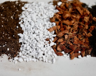 Chunky Aroid Mix Potting Soil  - Monstera Soil Mix - Best Indoor Potting Soil. - Well Draining Potting Soil for Rare Indoor Plants & Cactus