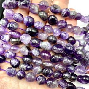 Natural Amethyst Nugget Beads, Amethyst Nuggets, Nugget Beads, Natural Stone Beads, Gemstone Nuggets, Amethyst Beads, Natural Stone Beads