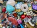 ONE Pound of Assorted Loose Beads, Stone Beads, Glass Beads, Metal Beads, Gemstone Beads Pendant Beads 