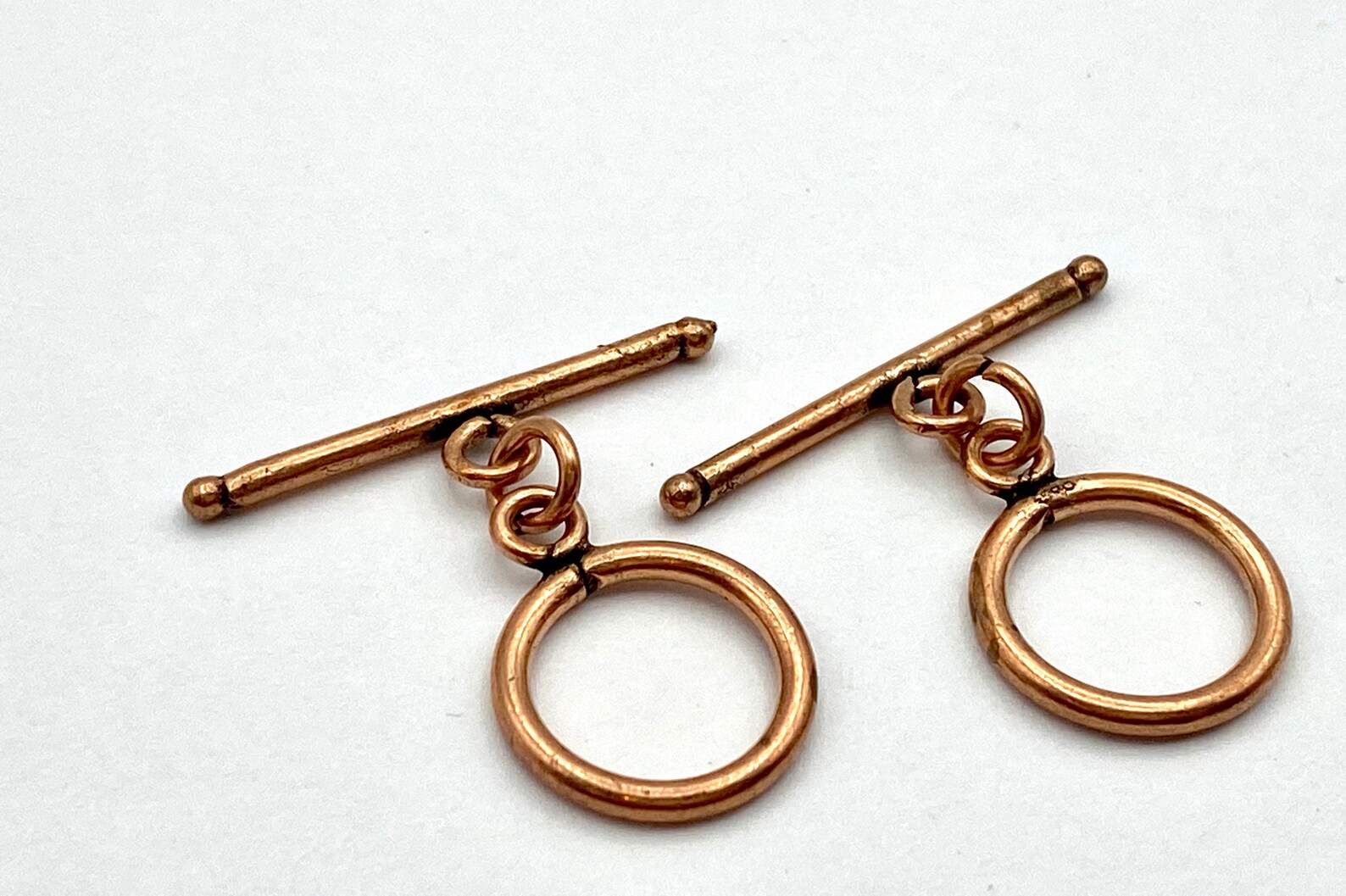 2 Sets of Solid Copper Toggle Sets Solid Copper Bali Style Antique ...