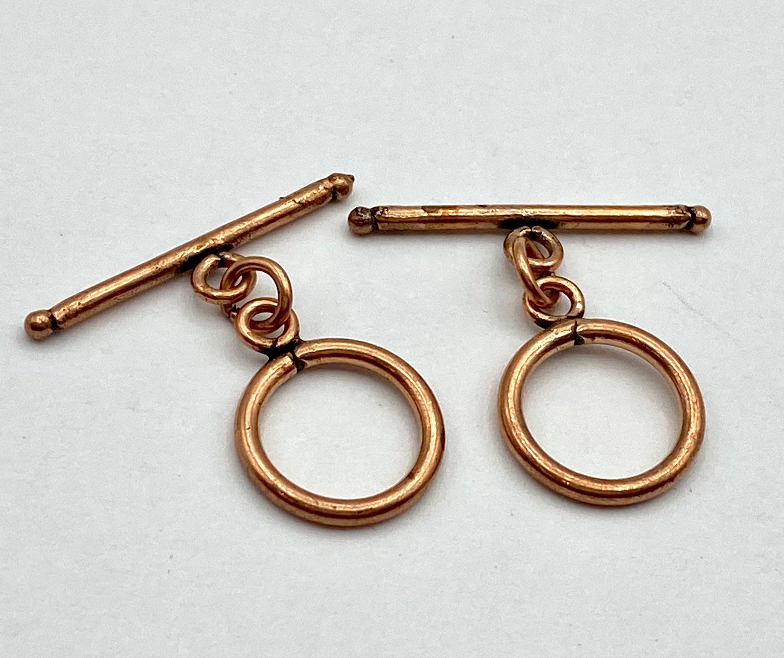 2 Sets of Solid Copper Toggle Sets Solid Copper Bali Style Antique ...