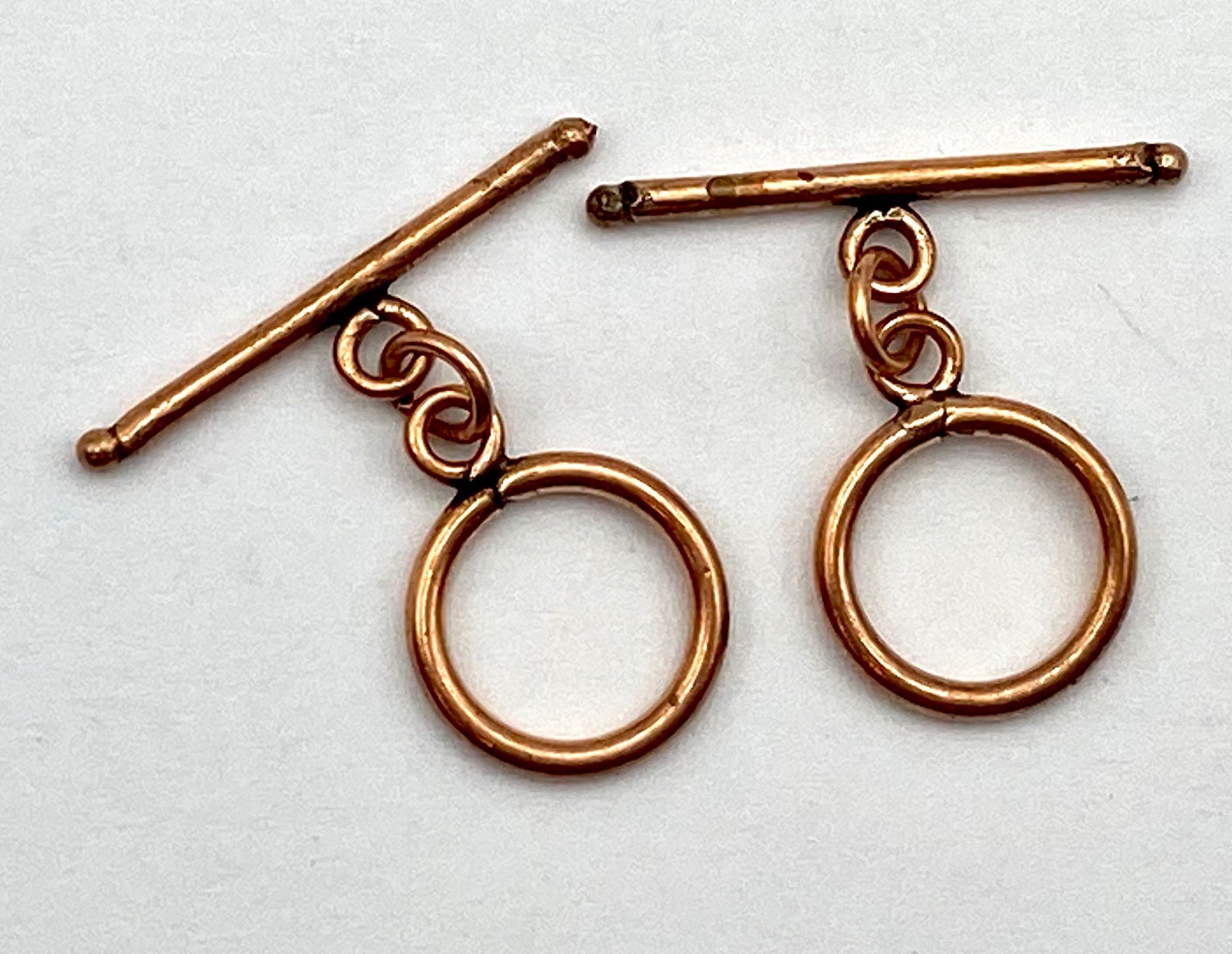 2 Sets of Solid Copper Toggle Sets Solid Copper Bali Style Antique ...
