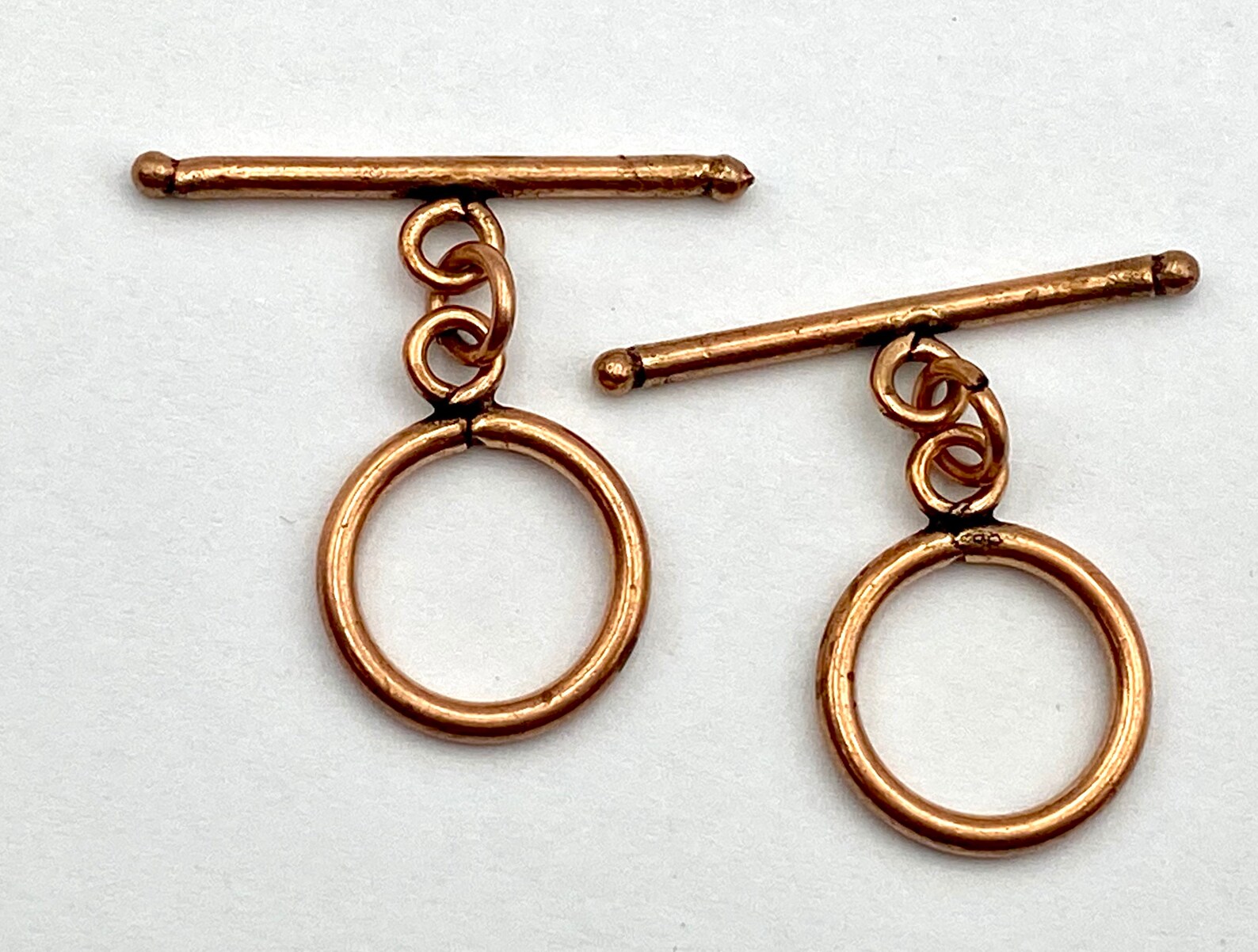 2 Sets of Solid Copper Toggle Sets Solid Copper Bali Style Antique ...