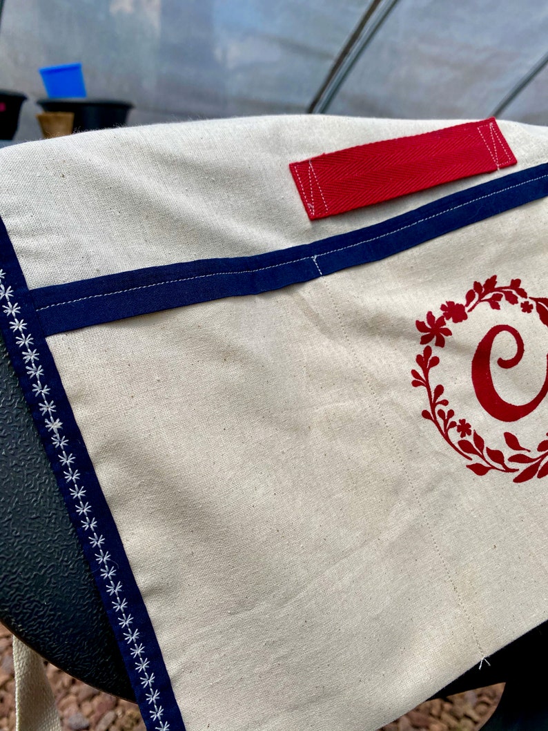 Monogrammed Garden Apron Unique Utility Apron Personalised Etsy Australia